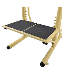 Stamina 65-1485 Weatherproof Steel Outdoor Fitness Power Tower Pro Station, Gold