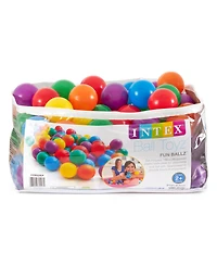 Intex 100-Pack Small Plastic Multi-Colored Fun Ballz for Bounce House (12 Pack)