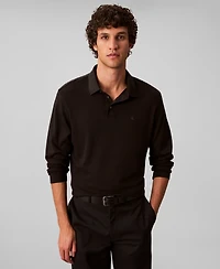 Calvin Klein Men's Long Sleeve Polo Shirt