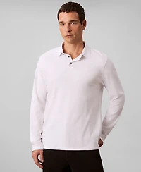 Calvin Klein Men's Long Sleeve Polo Shirt