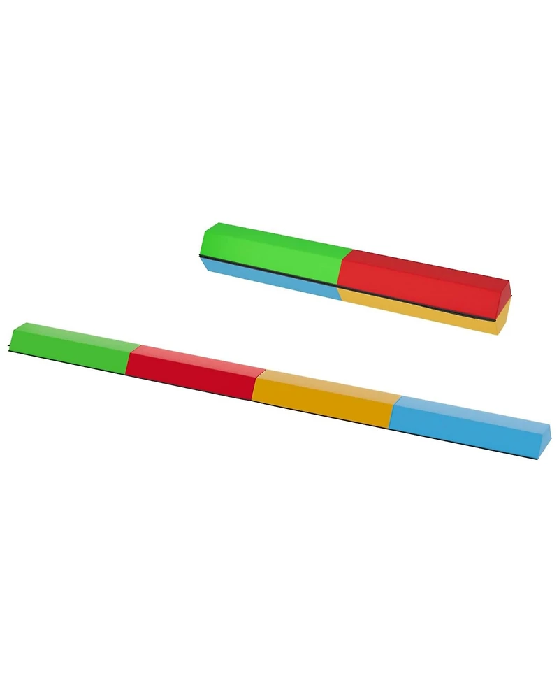 BalanceFrom Fitness All Purpose Mat with 8 Ft Balance Beam Gymnastic Set