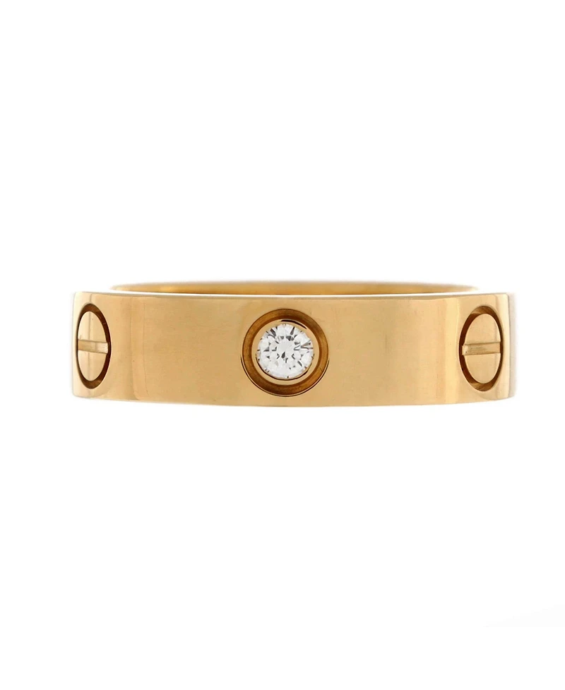 Pre-Owned Cartier Love 3 Diamonds Band Ring