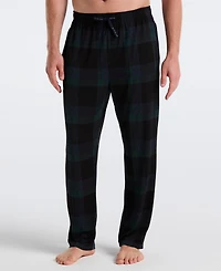 Perry Ellis Portfolio Men's Deluxe Touch Twill Plaid Print Pajama Pants