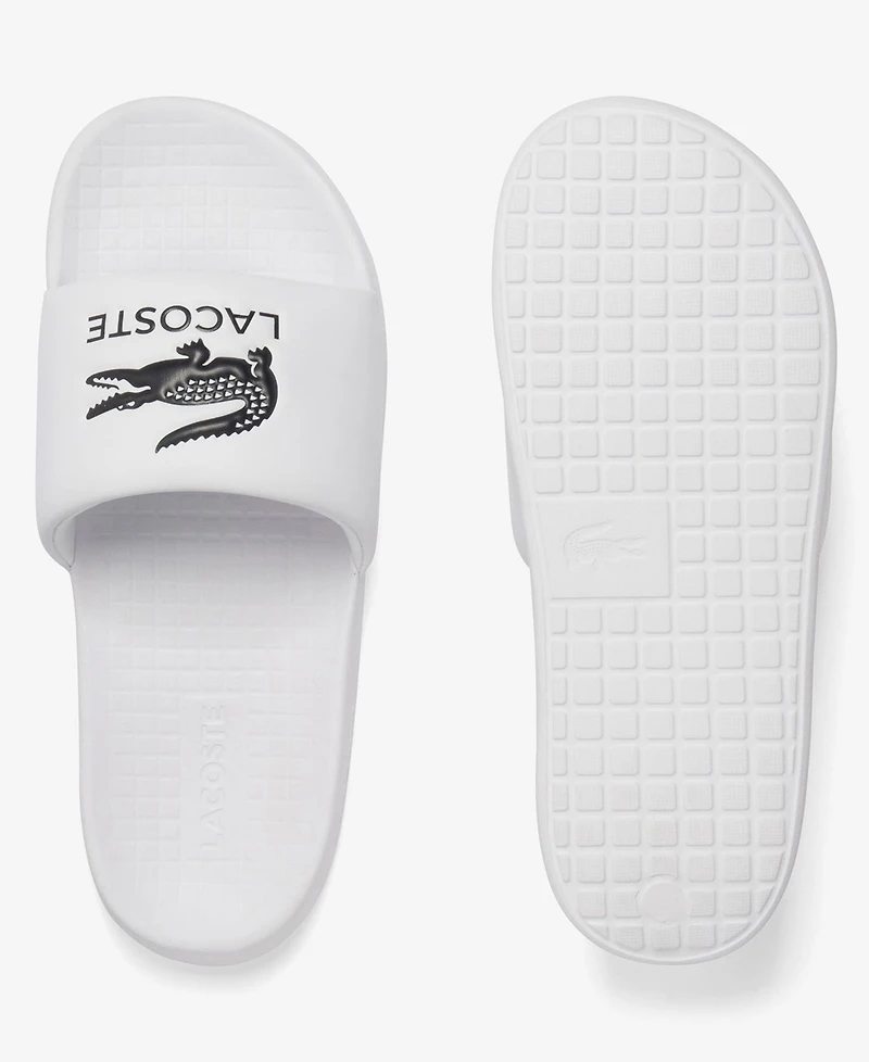 Lacoste Men's Serve Round Toe Slip-On Slides
