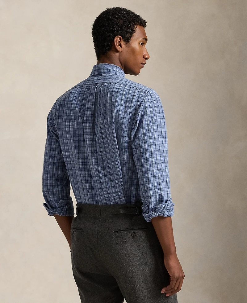Polo Ralph Lauren Men's Classic-Fit Plaid Oxford Shirt