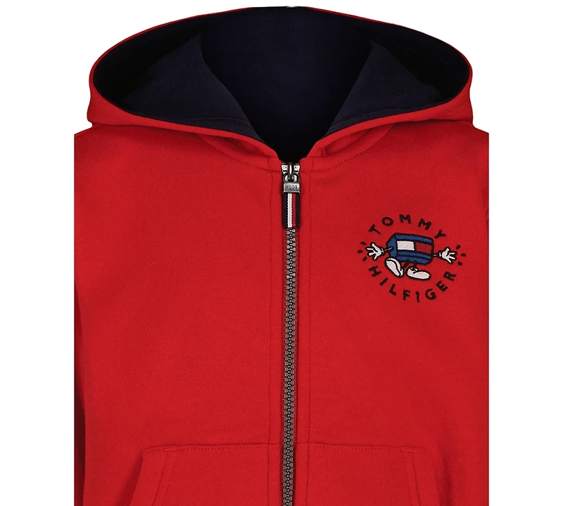 Tommy Hilfiger Boys 2T-7 Logo Hoodie