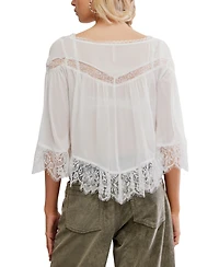 Free People Women's Bali Midnight Rain V-Neck Top