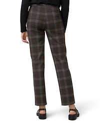 Hue Women's Plaid Pattern Trouser Pants