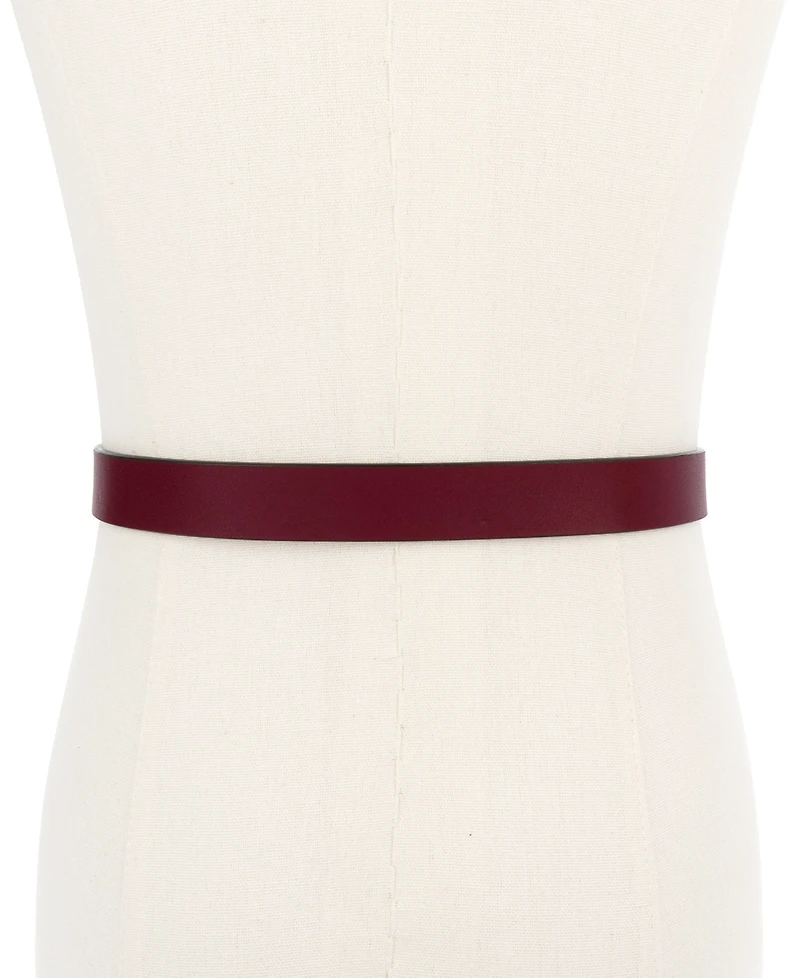 Michael Kors Women's 25mm Non-Reversible Leather Belt