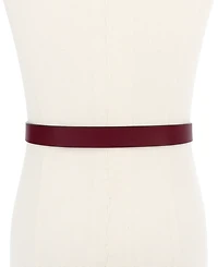Michael Kors Women's 25mm Non-Reversible Leather Belt
