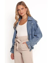 Petal and Pup Westwood Waist Tie Denim Jacket