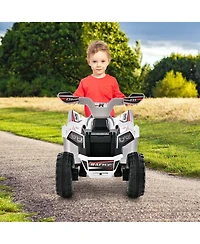 Kids Ride on Atv 4 Wheeler Quad Toy Car 6V Battery Powered Motorized Toy