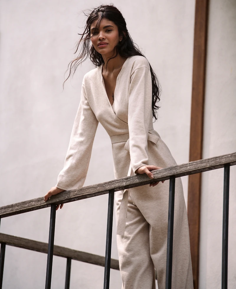 French Connection Women's Marley Knit Wide Leg Pants