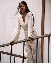French Connection Women's Marley Knit Wide Leg Pants
