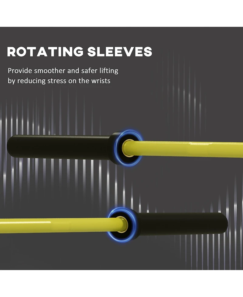 Soozier Olympic Weight Bar, 1500lbs Weight Capacity,