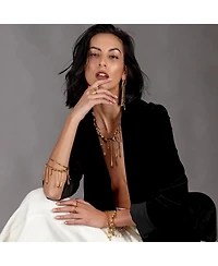 Lucy Quartermaine Short Drop Bangle