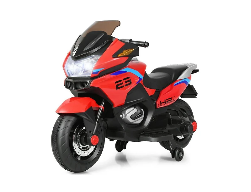 12V Kids Ride-On Electric Motorcycle – Red