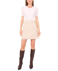 Vince Camuto Women's Tweed Mini Skirt
