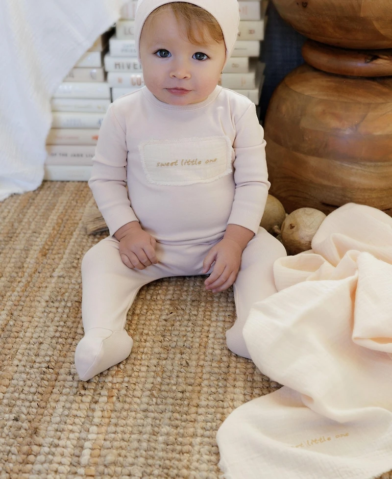 NoggiWear Girls Sweet Little One Patch Footie