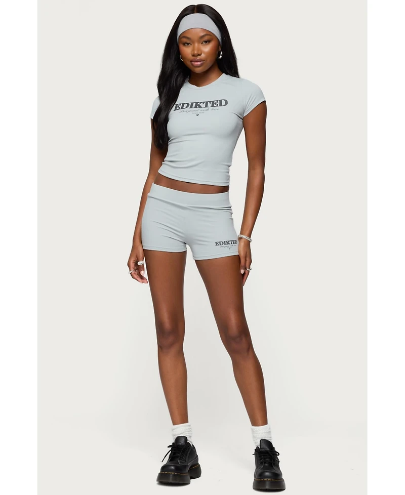 Edikted Women's With Love T Shirt