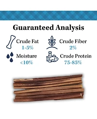 Country Living 12" Bully Sticks for Dogs – Standard – 5 Count Bag – All-Natural, Single-Ingredient, Long-Lasting Dog Chews