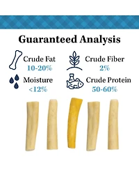 Country Living 5"-7" Cow Tails Dog Chews – 10 Count Bag – All-Natural, Single-Ingredient, Long-Lasting Beef Chews – High-Protein, Grain-Free – Promote