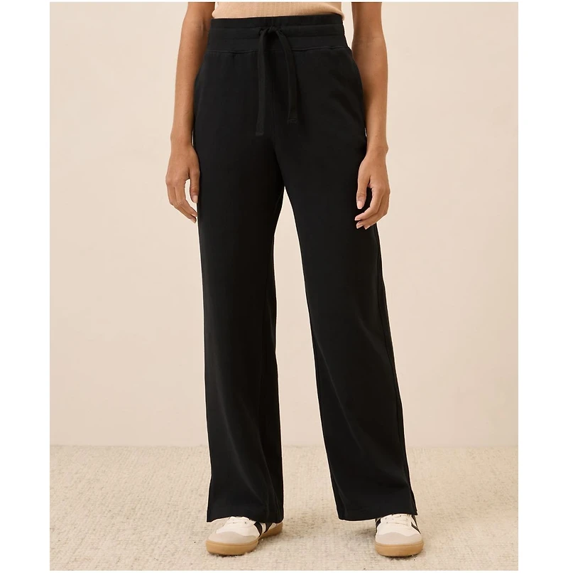 Pact Women's Organic Cotton Roam Travel Wide Leg Pant