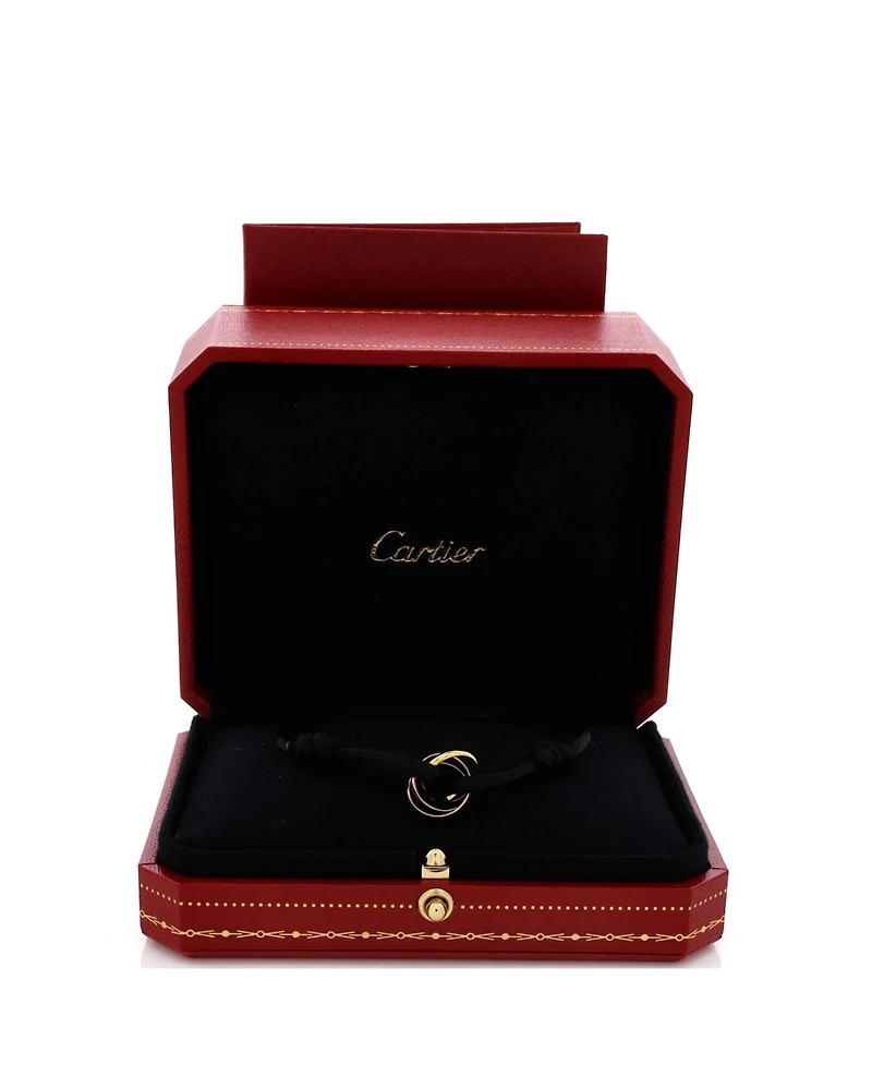 Pre-Owned Cartier Trinity On Cord Bracelet