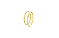 Lucy Quartermaine Large Hula Hoop Earrings in Gold Vermeil