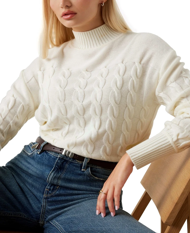Guess Women's Elsa Turtle Neck Sweater