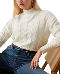 Guess Women's Elsa Turtle Neck Sweater