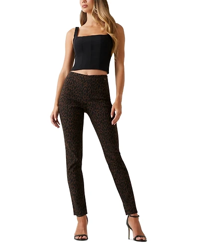 Guess Women's Creta Stretch High Rise Pants