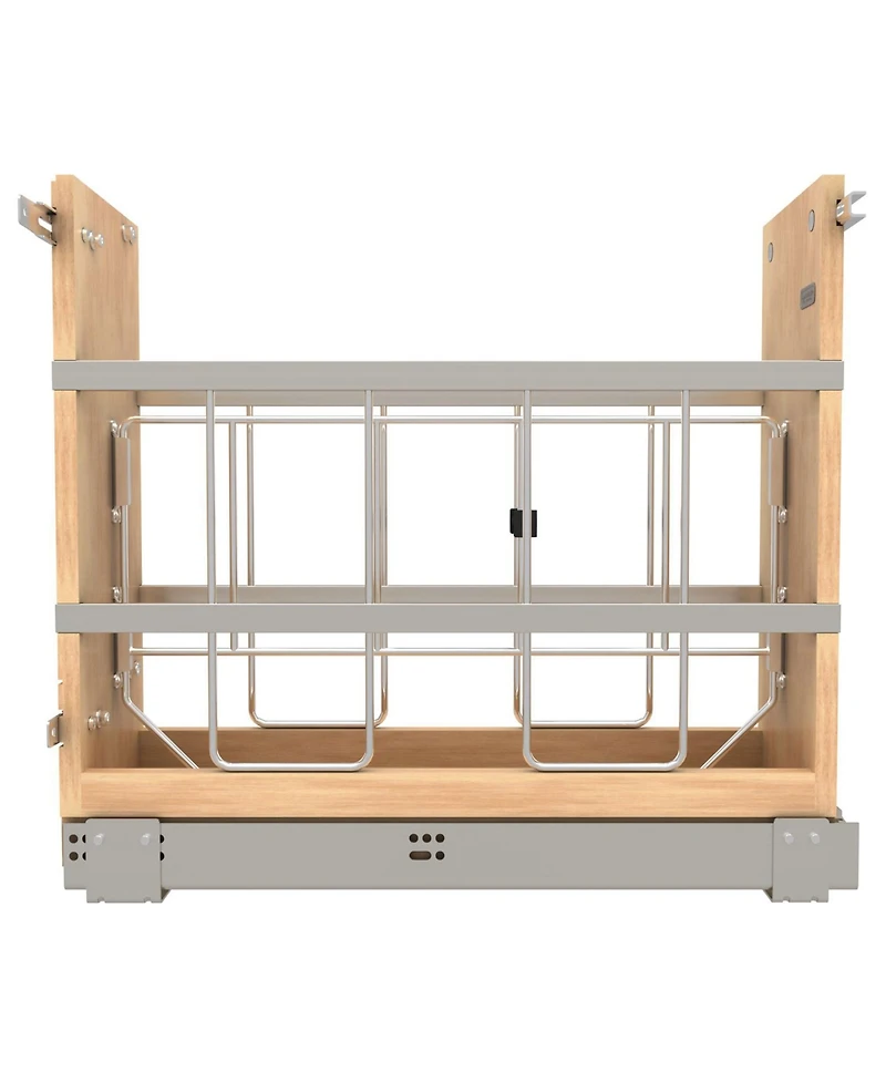 Rev-a-Shelf 6" Pullout Cabinet Tray Divider Organizer w/ Soft-close, 447-bcsc-5C