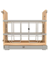 Rev-a-Shelf 6" Pullout Cabinet Tray Divider Organizer w/ Soft-close, 447-bcsc-5C