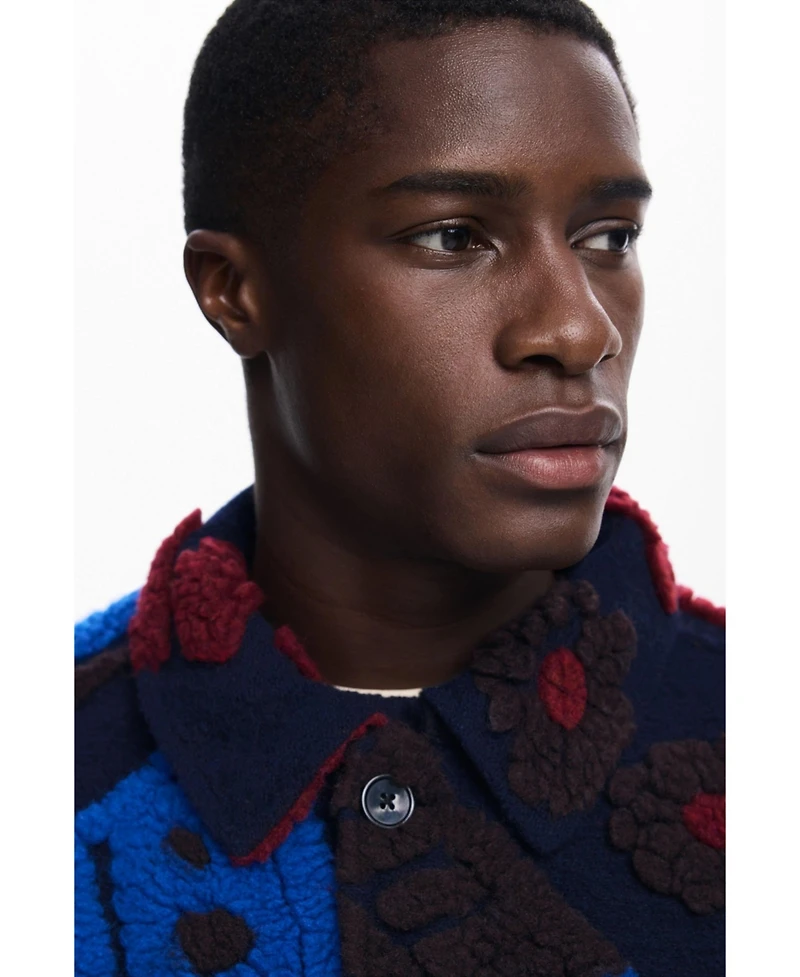 Desigual Men's Ethnic jacket with embossed details