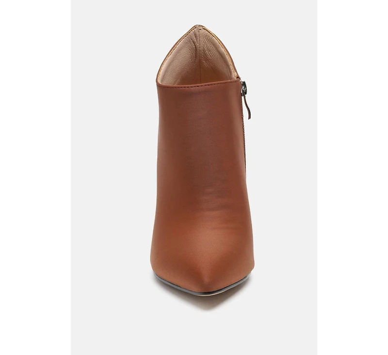Melba Womens Pointed Toe Stiletto Boot