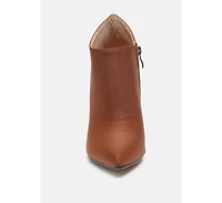 Melba Womens Pointed Toe Stiletto Boot