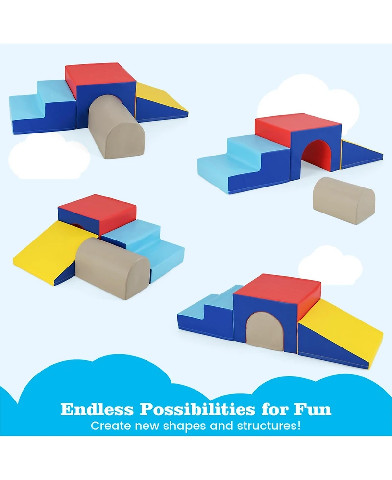 Climb and Crawl Foam Block Play Set for Infant Baby