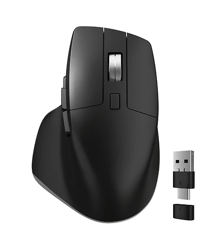 Delton S18 Wireless Mouse, 2.4G Ergonomic Mouse, 5 Noiseless Buttons (DMS18-wb)