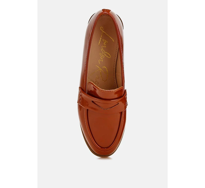 Mogul Penny Strap Detail Womens Loafer