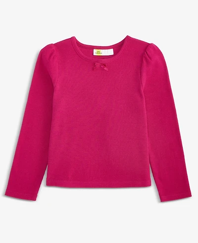 Epic Threads Girls Toddler 2T-4T Ribbed Puff-Sleeve T-Shirt, Macy's Exclusive