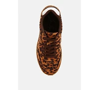 Prowler Leopard Chunky Sneakers Women
