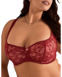Adore Me Alexiane Women's Plus-Size Push Up Balconette Bra