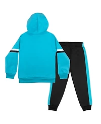 Black Panther Boys 2 Piece Fleece Hoodie and Jogger Pants Outfit Set
