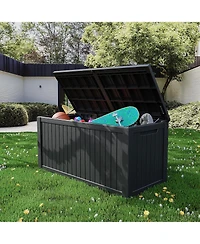 Chic Crate - 17.09'' W 30 Gallons Water Resistant Resin Lockable Deck Box