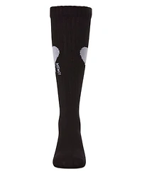 Memoi Big Girls Single Heart Logo Knee High Socks