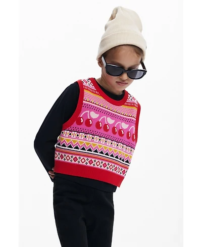 Desigual Girls's 2-in-1 T-Shirt Vest