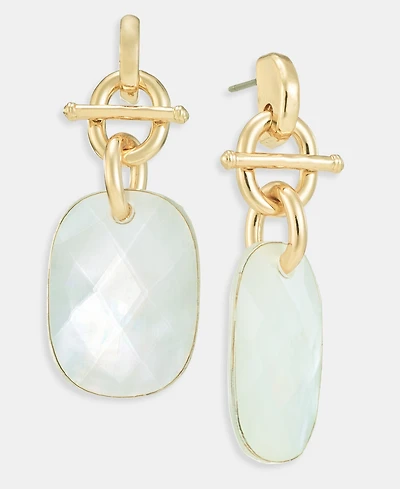 Style & Co Mother-of-Pearl Drop Earrings, Macy's Exclusive