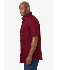 KingSize Big & Tall Short Sleeve Wrinkle-Free Sport Shirt