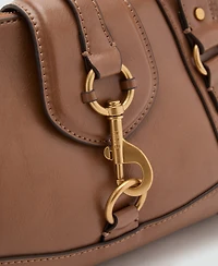 Mango Women's Snap Hook Medium Shoulder Bag